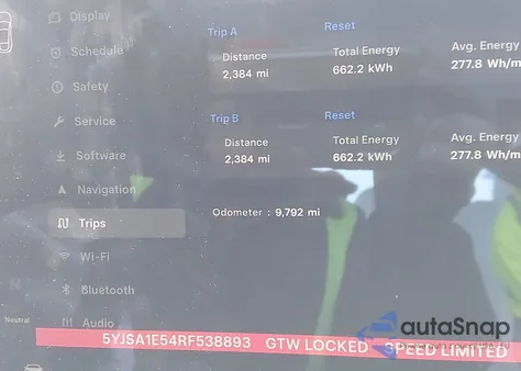 2024 Tesla Model S Long Range z USA, uszkodzony, nr VIN 5YJSA1E54RF538893